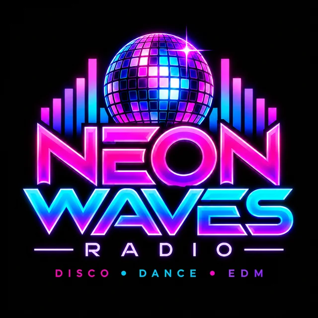 NeonWaves Radio logo: Disco, Dance, EDM